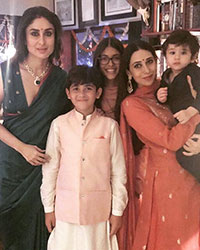 Kareena Kapoor, Kiaan Raaj Kapoor, Samiera Kapoor, Karshma Kapoor and Taimur