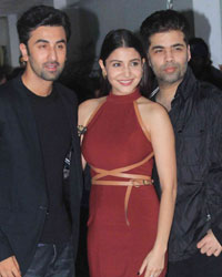 Ranbir Kapoor, Anushka Sharma and Karan Johar