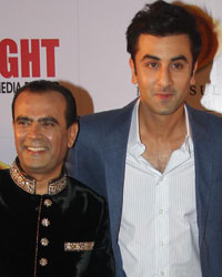 Yoghesh Lakhani and his wife with Ranbir KApoor