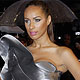 British singer Leona Lewis arrives at the 30th Brit Awards ceremony at Earl`s Court in London