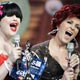 Sharon and Kelly Osbourne present the Best British Group award at the Brit Awards in London.