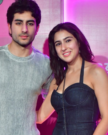 Ibrahim Ali Khan and Sara Ali Khan