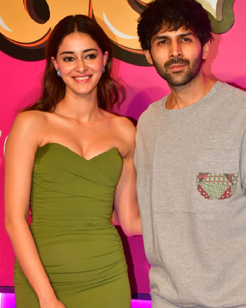 Ananya Panday and Kartik Aaryan