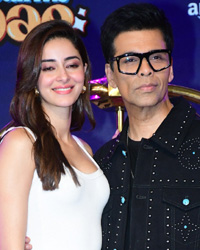 Ananya Panday and Karan Johar