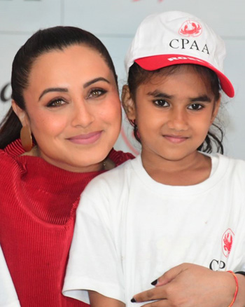 Rani Mukerji celebrates World Rose Day with cancer-affected children