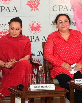 Rani Mukerji celebrates World Rose Day with cancer-affected children organised by Cancer Patients Aid Association (CPAA)