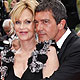 Antonio Banderas and his wife actress Melanie Griffith arrive on the red carpet for the opening ceremony of the 64th Cannes Film Festival