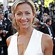 Television journalist Anne-Sophie Lapix arrives on the red carpet for the screening of the film 'The Artist' by director Michel Hazanavicius, in competition at the 64th Cannes Film Festival