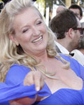 Actress Charlotte de Turckheim poses during red carpet arrivals for the film 'Mud', in competition at the 65th Cannes Film Festival