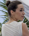 Cast member Arta Dobroshi poses during a photocall for the film 'Trois Mondes' at the 65th Cannes Film Festival