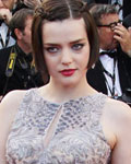 Roxane Mesquida arrives on the red carpet for the screening of the film 'On The Road', in competition at the 65th Cannes Film Festival