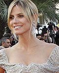 Heidi Klum arrives on the red carpet for the screening of the film The Paperboy at the 65th Cannes Film Festival