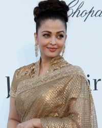 Actress Aishwarya Rai arrives for amfAR's Cinema Against AIDS 2013 event in Antibes during the 66th Cannes Film Festival