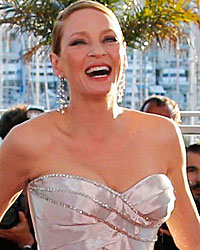 Actress Uma Thurman poses during a photocall after the closing ceremony of the 66th Cannes Film Festival