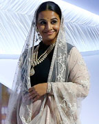 Jury member of the 66th Cannes Film Festival actress Vidya Balan arrives on stage during the opening ceremony of the 66th Cannes Film Festival