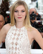 Cast member Claire Julien poses during a photocall for the film 'The Bling Ring' during the 66th Cannes Film Festival in Cannes