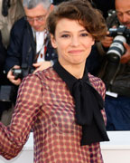 Cast member Jasmine Trinca poses during a photocall for the film 'Miele' at the 66th Cannes Film Festival in Cannes