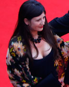 Jury Member actor-director Daniel Auteuil, French actor Vincent Perez and his wife Karine Silla walk on the red carpet as they arrives for the screening of the film 'Inside Llewyn Davis' in competition during the 66th Cannes Film Festival