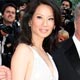 Voice actors Dustin Hoffman and Lucy Liu arrive for the screening of the animated film Kung Fu Panda by directors Mark Osborne and John Stevenson at the 61st Cannes Film Festival