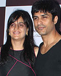 Vikas Bhalla with wife