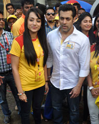 Trisha and Salman Khan