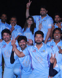 Celebrity Cricket League friendly match between Bhojpuri Dabanggs