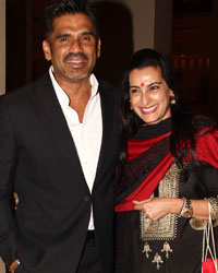 Sunil Shetty and Mana Shetty