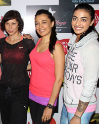 Celebrities Attend Superyoga Session