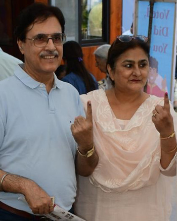 Celebs Cast Their Votes In Maharashtra Polls