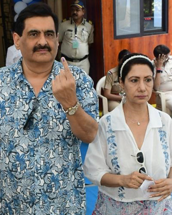 Celebs Cast Their Votes In Maharashtra Polls