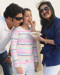 Farzad and Amy Billimoria with Daughter Araiaan