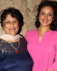 Divya Dutta with her mother