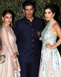 Aditi Rao, Manish Malhotra and Sophie Choudry