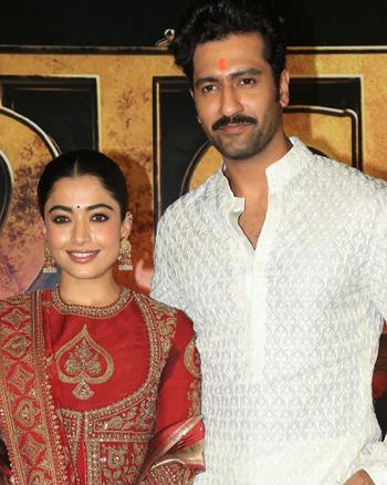 Rashmika Mandanna and Vicky Kaushal