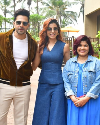 Krishna DK, Varun Dhawan, Samantha Ruth Prabhu, Sita Menon and Raj Nidimoru