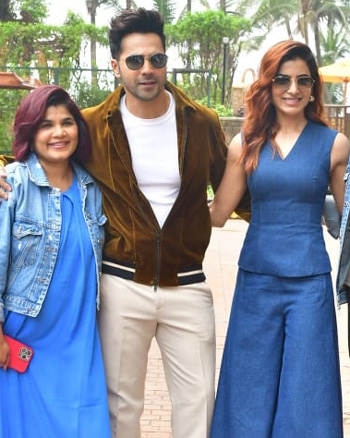 Sita Menon, Varun Dhawan, Samantha Ruth Prabhu and Raj Nidimoru