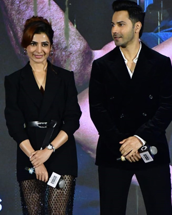 Samantha Ruth Prabhu and Varun Dhawan