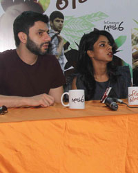 Arjun Mathur, Sugandha Garg, filmmaker Manu Warrier and actor Mohan Kapoor