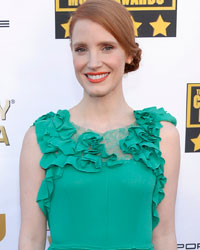 Actress Jessica Chastain arrives at the 19th annual Critics' Choice Movie Awards in Santa Monica, California