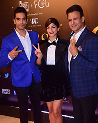 Angad Bedi, Sapna Pabbi and Viveik Oberoi