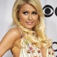 Paris Hilton poses backstage at the 35th annual People`s Choice awards