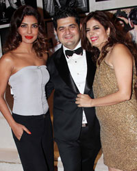 Priyanka Chopra, Dabboo Ratnani and Manisha Ratnani