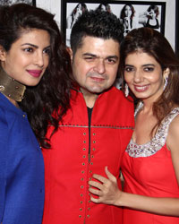 Priyanka Chopra, Dabboo Ratnani and Manisha Ratnani