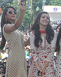 Calendar Girls  at Pratap SarnaikDahi Handi Celebrations 2015