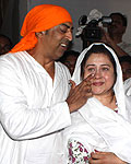 Vindoo Dara Singh and Preeti Saproo