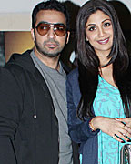 Raj Kundra and Shilpa Shetty