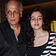 Mahesh Bhatt and Aliyah