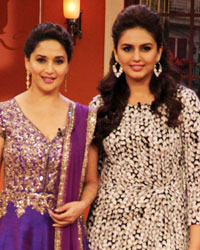 Madhuri Dixit and Huma Qureshi