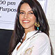 Neha Dhupia at Gujrati Reserch Society's auditorium for a Quiz for Hearing Impaired