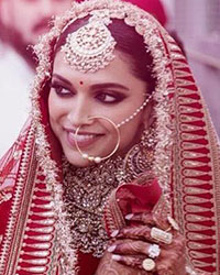 Deepika Padukone and Ranveer Singh during the Anand Karaj ceremony